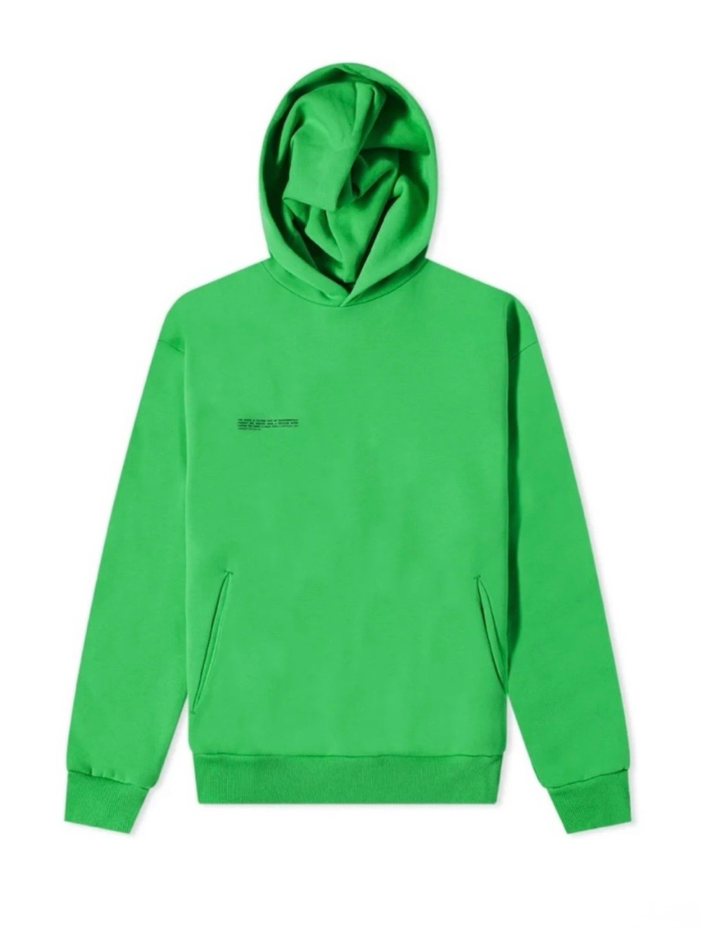 Pangaia Recycled 365 Cotton Hoodie in Jade Green Size XS